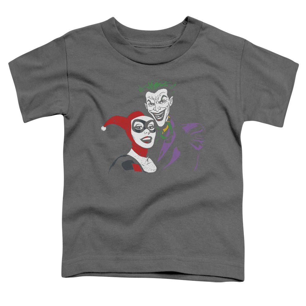 Batman Comics Joker & Harley Toddler 18/1 Cotton Short-Sleeve T-Shirt