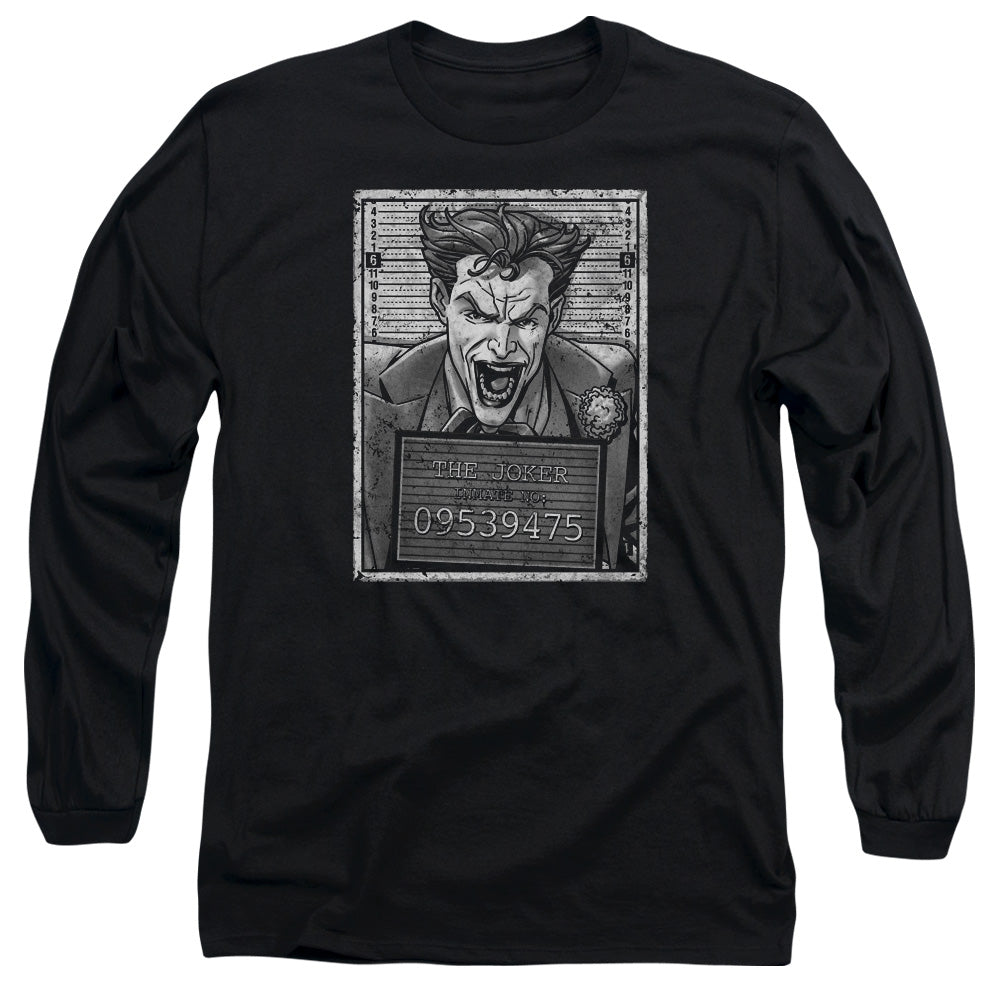 Batman Comics Joker Inmate Men's 18/1 Cotton Long-Sleeve T-Shirt