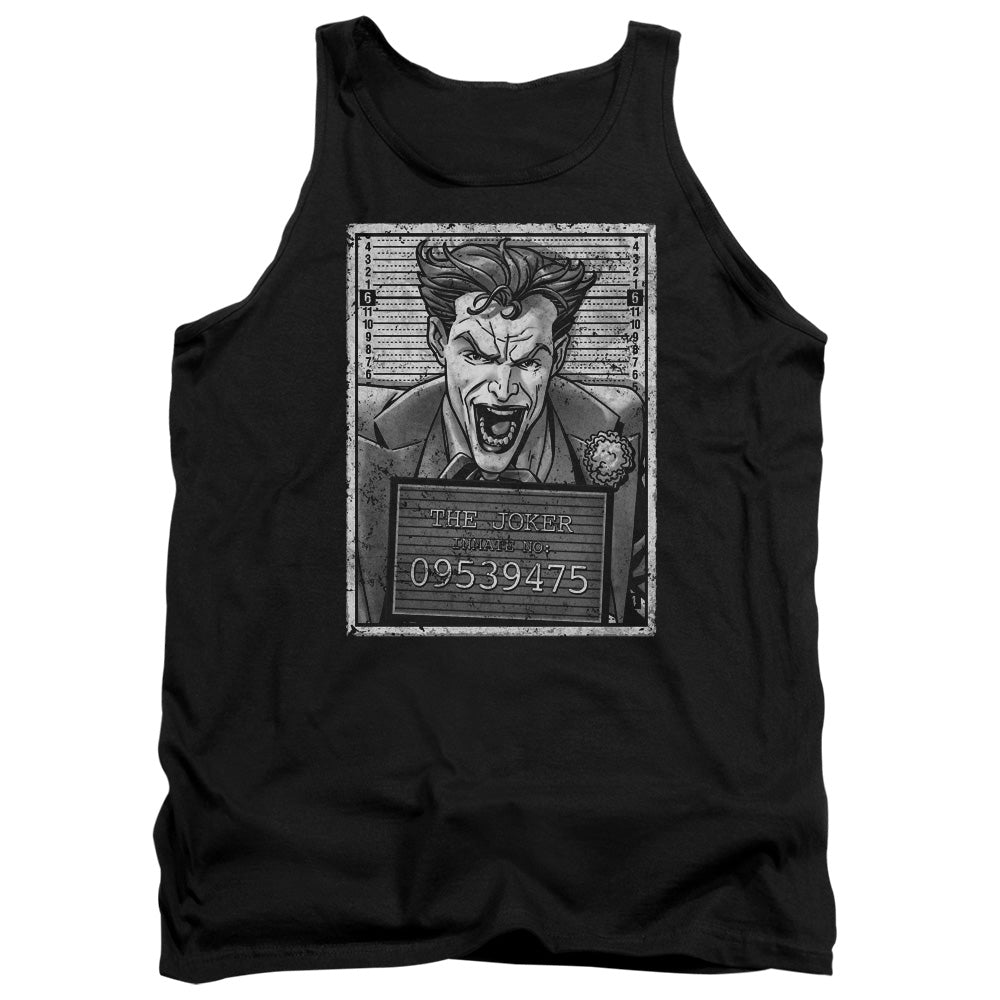 Batman Comics Joker Inmate Men's 18/1 Cotton Tank Top