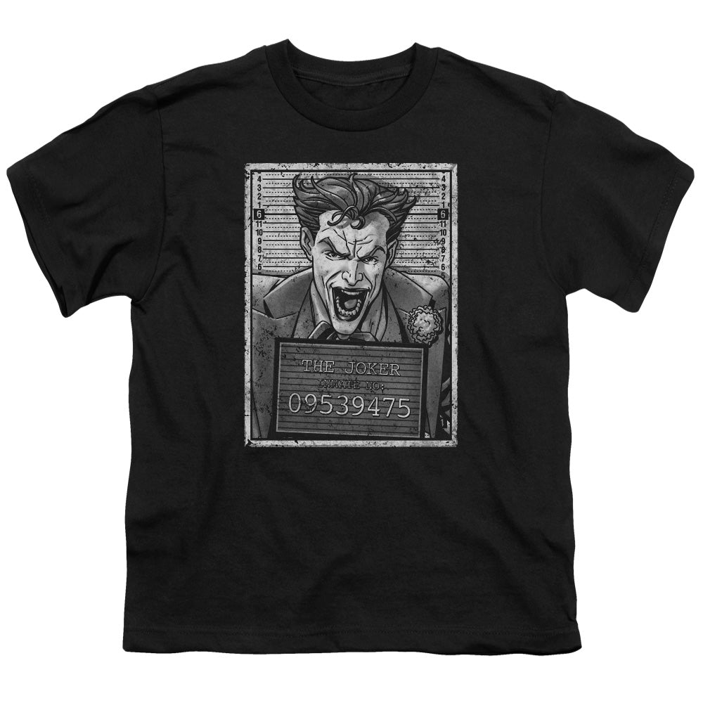 Batman Comics Joker Inmate Youth 18/1 100% Cotton Short-Sleeve T-Shirt