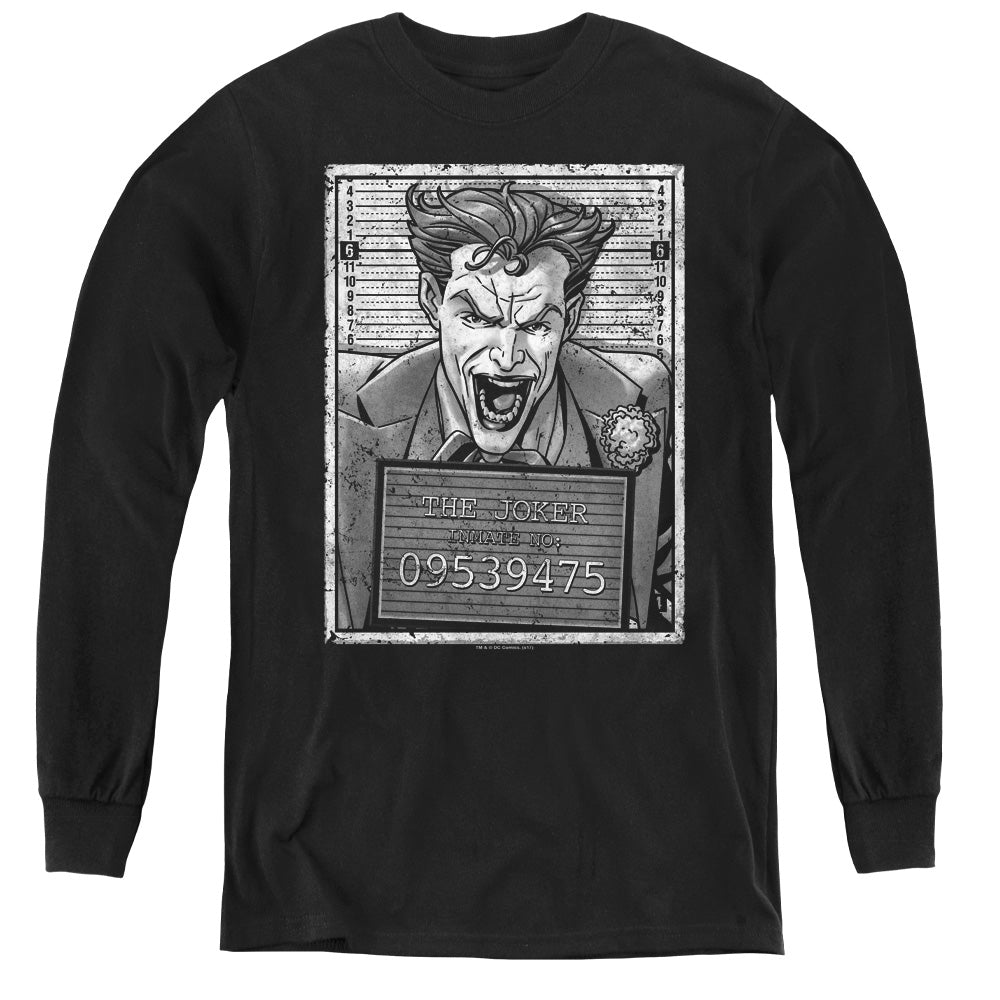 Batman Comics Joker Inmate Youth Long-Sleeve T-Shirt
