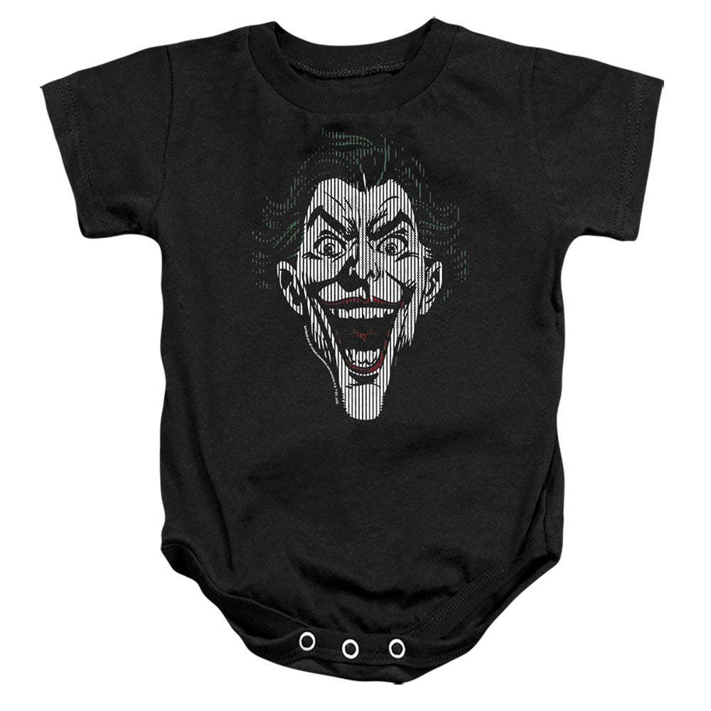 Batman Comics Joker Lines Infant's Cotton SS Snapsuit