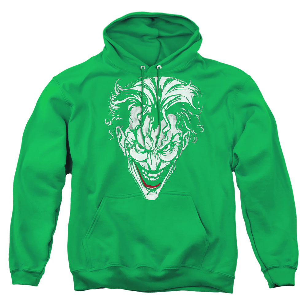 Batman Comics Joker Red On Green Men's Pull-Over 75 25 Poly Hoodie