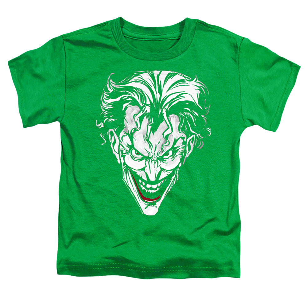 Batman Comics Joker Red On Green Toddler 18/1 Cotton Short-Sleeve T-Shirt