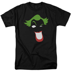 Batman Comics Joker Simplified Men's 18/1 Cotton Short-Sleeve T-Shirt