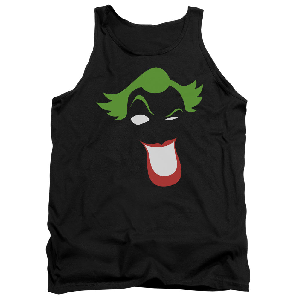 Batman Comics Joker Simplified Men's 18/1 Cotton Tank Top