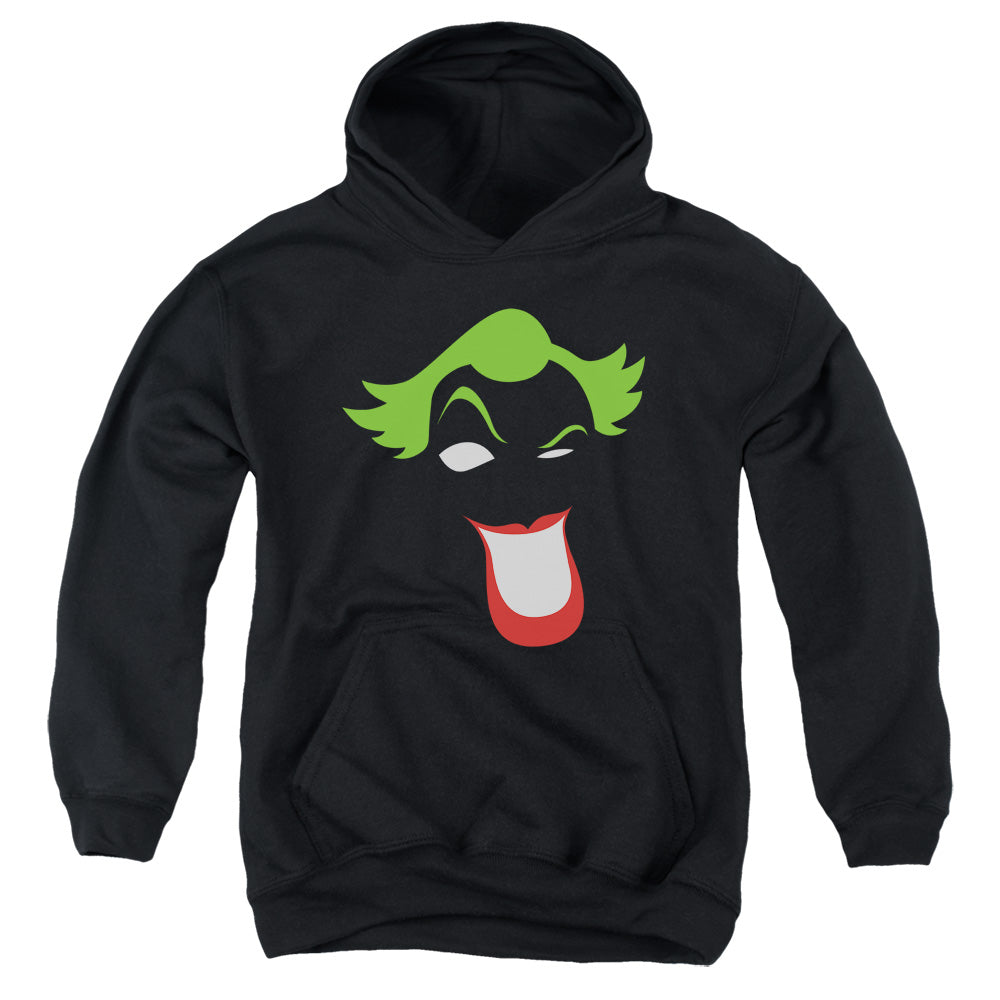 Batman Comics Joker Simplified Youth Cotton Poly Pull-Over Hoodie