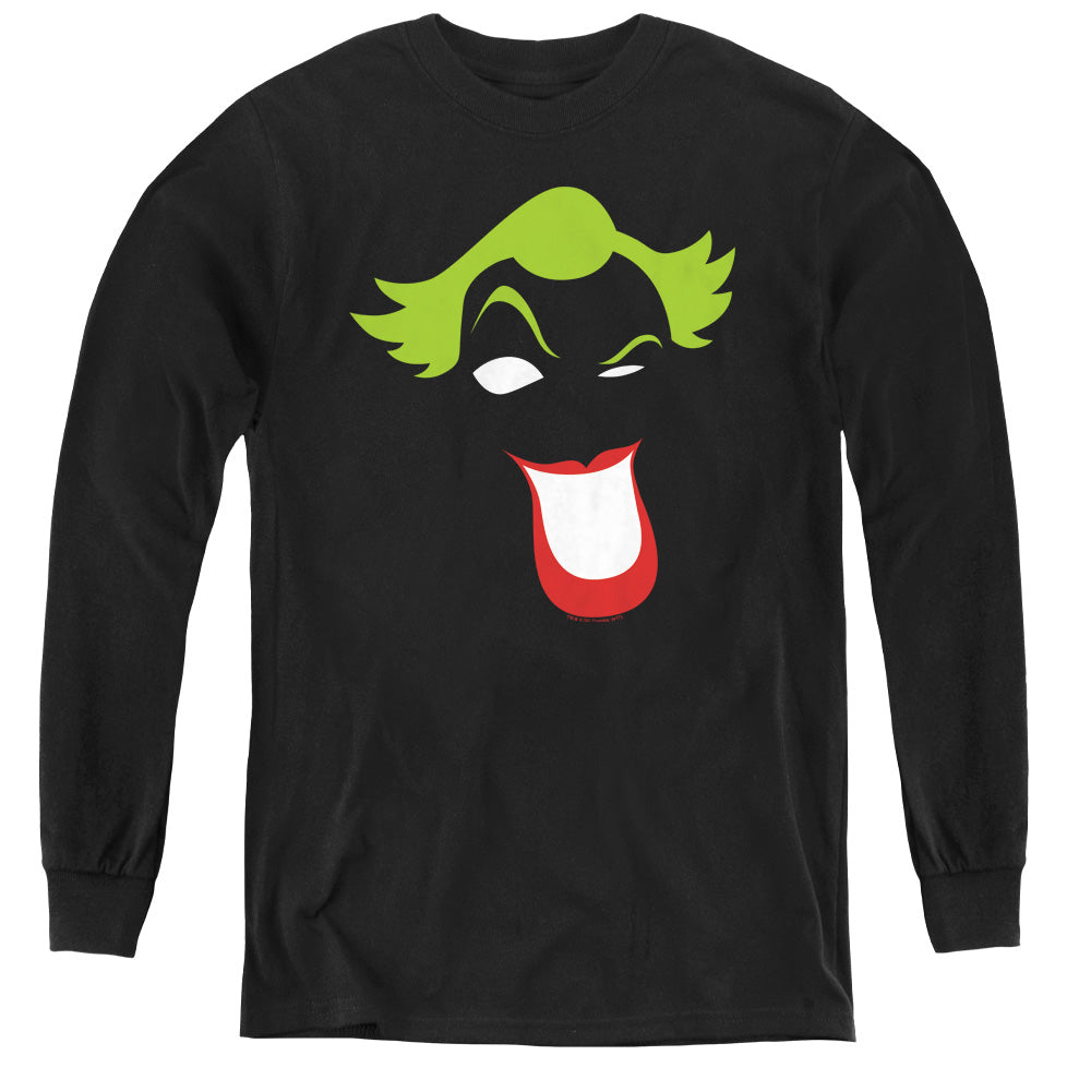 Batman Comics Joker Simplified Youth Long-Sleeve T-Shirt