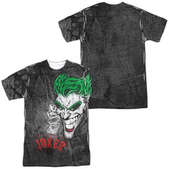 Batman Comics Joker Sprays The City Men's Regular Fit Polyester Short-Sleeve T-Shirt