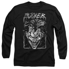Batman Comics Joker Storm On Black Men's 18/1 Cotton Long-Sleeve T-Shirt