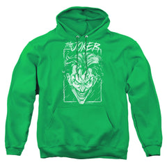 Batman Comics Joker Storm On Green Men's Pull-Over 75 25 Poly Hoodie