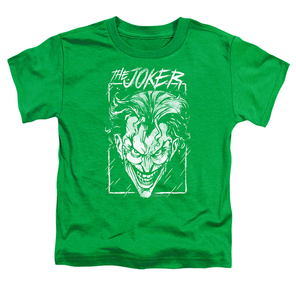 Batman Comics Joker Storm On Green Toddler 18/1 Cotton Short-Sleeve T-Shirt