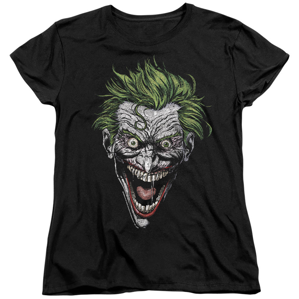 Batman Comics Joker Women's 18/1 Cotton Short-Sleeve T-Shirt