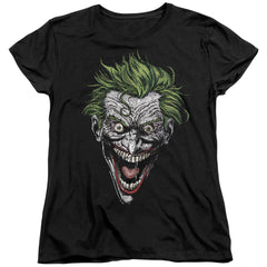 Batman Comics Joker Women's 18/1 Cotton Short-Sleeve T-Shirt
