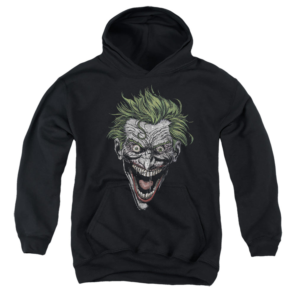 Batman Comics Joker Youth Cotton Poly Pull-Over Hoodie