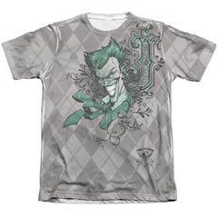Batman Comics Jokergyle Men's Regular Fit Poly Cotton Short-Sleeve T-Shirt