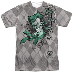 Batman Comics Jokergyle Men's Regular Fit Polyester Short-Sleeve T-Shirt