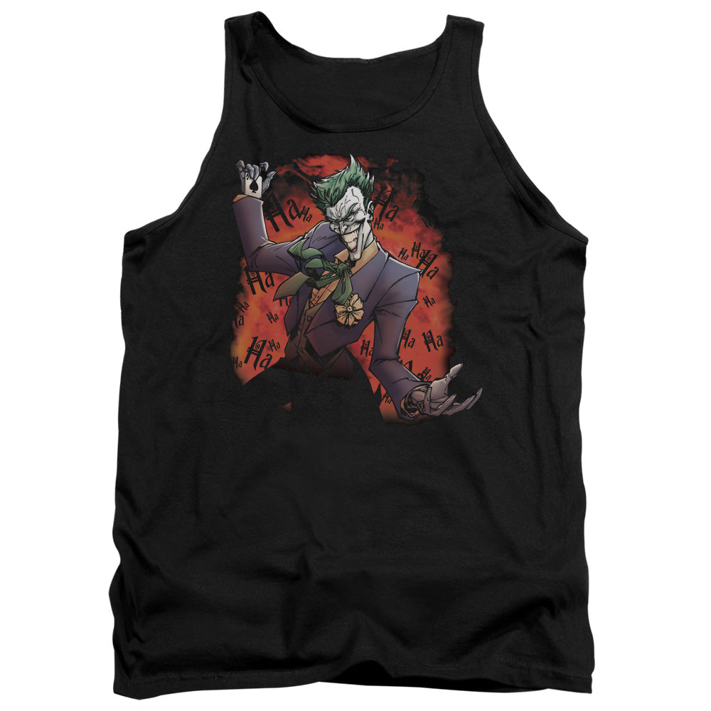 Batman Comics Jokers Ave Men's 18/1 Cotton Tank Top