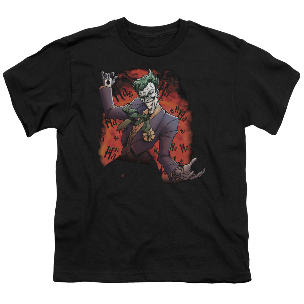 Batman Comics Jokers Ave Youth 18/1 100% Cotton Short-Sleeve T-Shirt