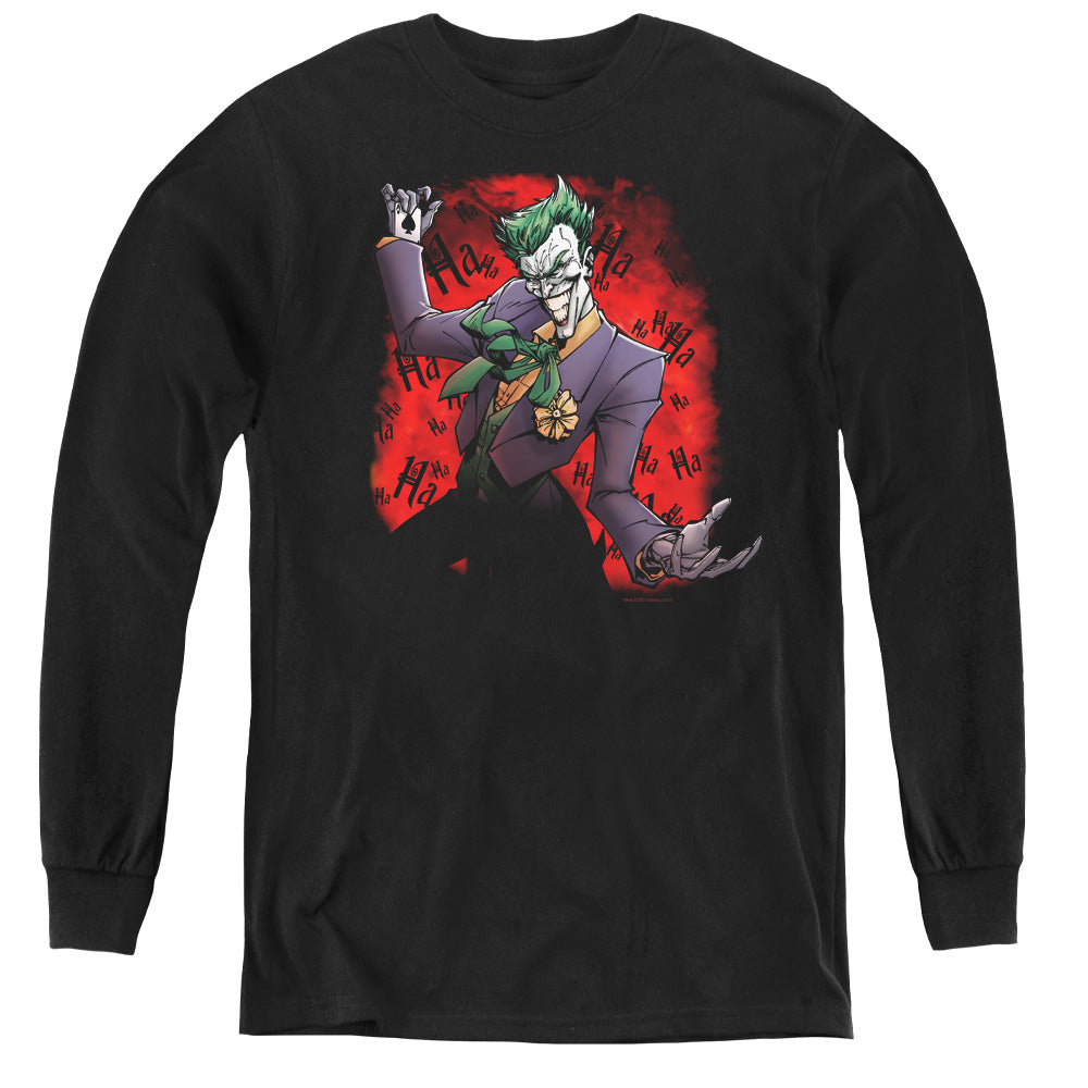 Batman Comics Jokers Ave Youth Long-Sleeve T-Shirt