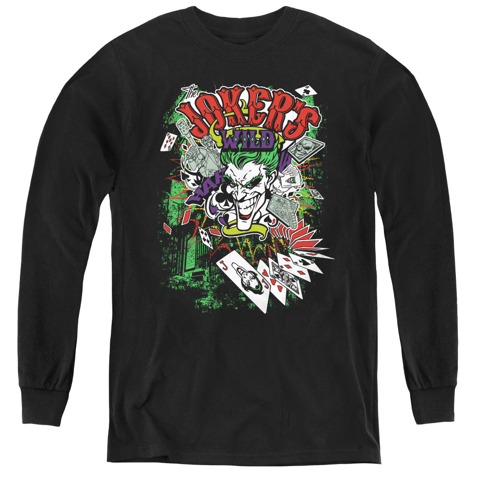 Batman Comics Jokers Wild Youth Long-Sleeve T-Shirt