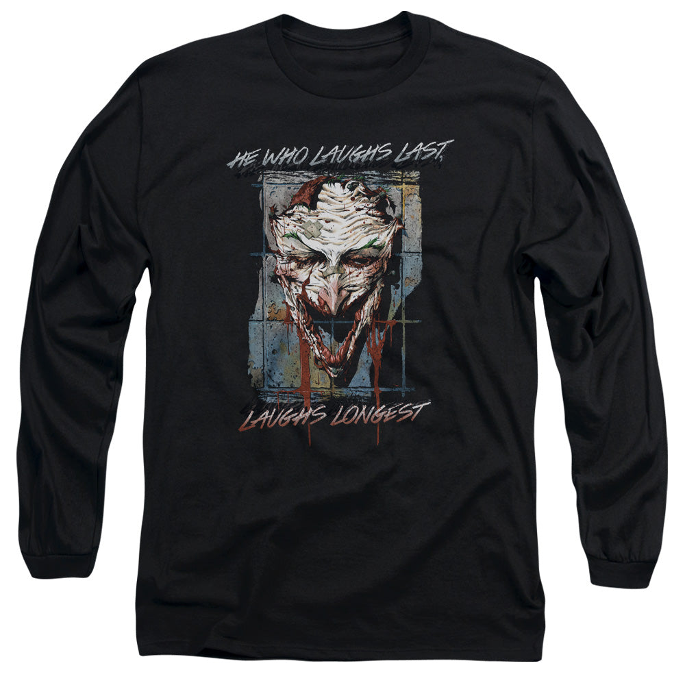 Batman Comics Just For Laughs Men's 18/1 Cotton Long-Sleeve T-Shirt