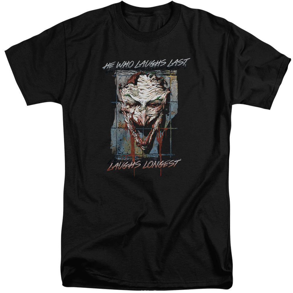 Batman Comics Just For Laughs Men's 18/1 Tall Cotton Short-Sleeve T-Shirt