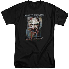 Batman Comics Just For Laughs Men's 18/1 Tall Cotton Short-Sleeve T-Shirt