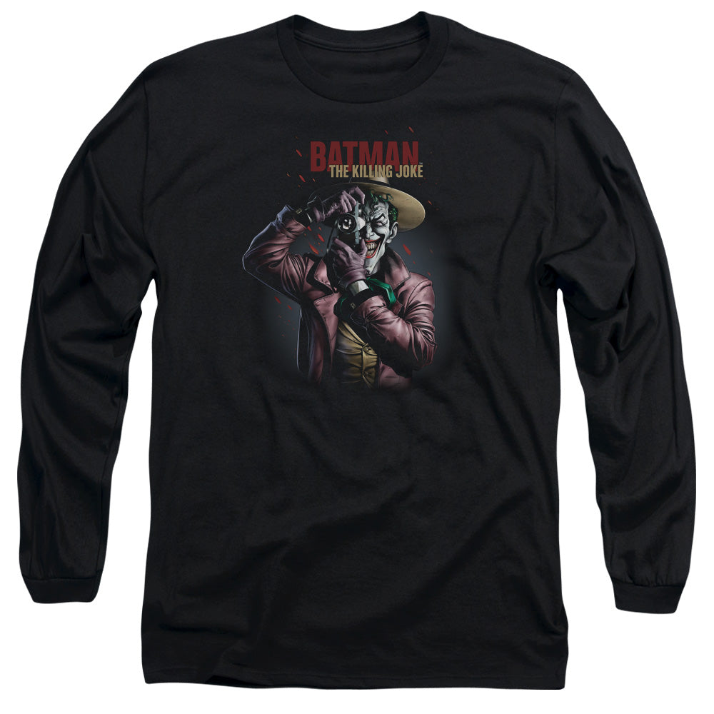 Batman Comics Killing Joke Camera Men's 18/1 Cotton Long-Sleeve T-Shirt