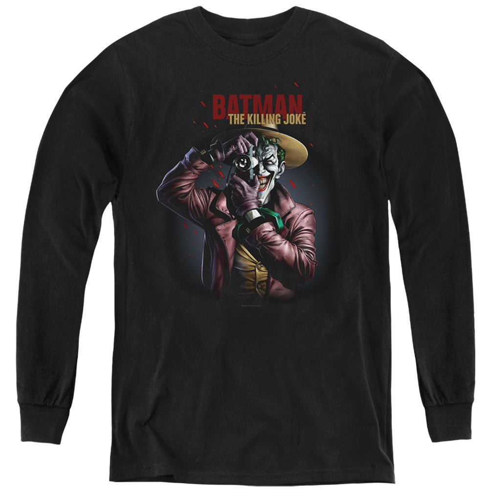 Batman Comics Killing Joke Camera Youth Long-Sleeve T-Shirt