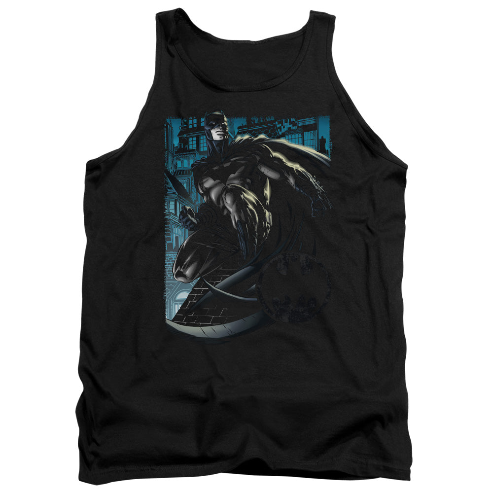 Batman Comics Knight Falls In Gotham Men's 18/1 Cotton Tank Top