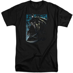 Batman Comics Knight Falls In Gotham Men's 18/1 Tall Cotton Short-Sleeve T-Shirt