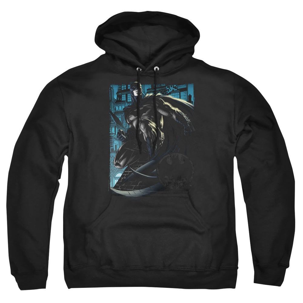 Batman Comics Knight Falls In Gotham Men's Pull-Over 75 25 Poly Hoodie