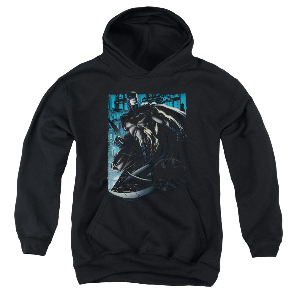 Batman Comics Knight Falls In Gotham Youth Cotton Poly Pull-Over Hoodie