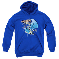 Batman Comics Knight Flight Youth Cotton Poly Pull-Over Hoodie