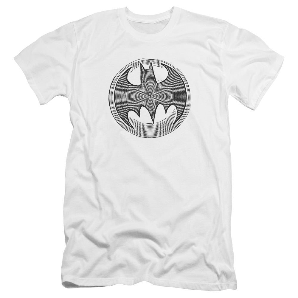Batman Comics Knight Knockout Men's Ultra-Soft 30/1 Cotton Slim Short-Sleeve T-Shirt