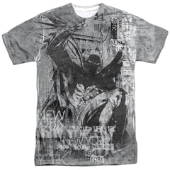 Batman Comics Knight Life Men's Regular Fit Polyester Short-Sleeve T-Shirt