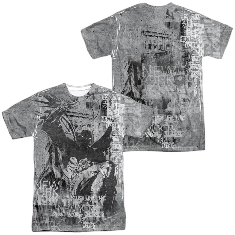 Batman Comics Knight Life Men's Regular Fit Polyester Short-Sleeve T-Shirt