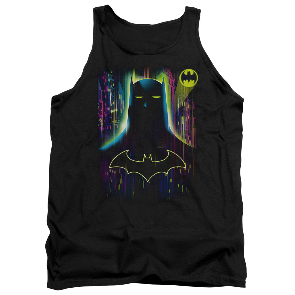 Batman Comics Knight Lights Men's 18/1 Cotton Tank Top