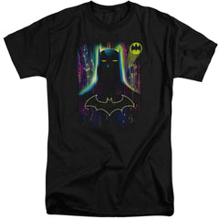Batman Comics Knight Lights Men's 18/1 Tall Cotton Short-Sleeve T-Shirt