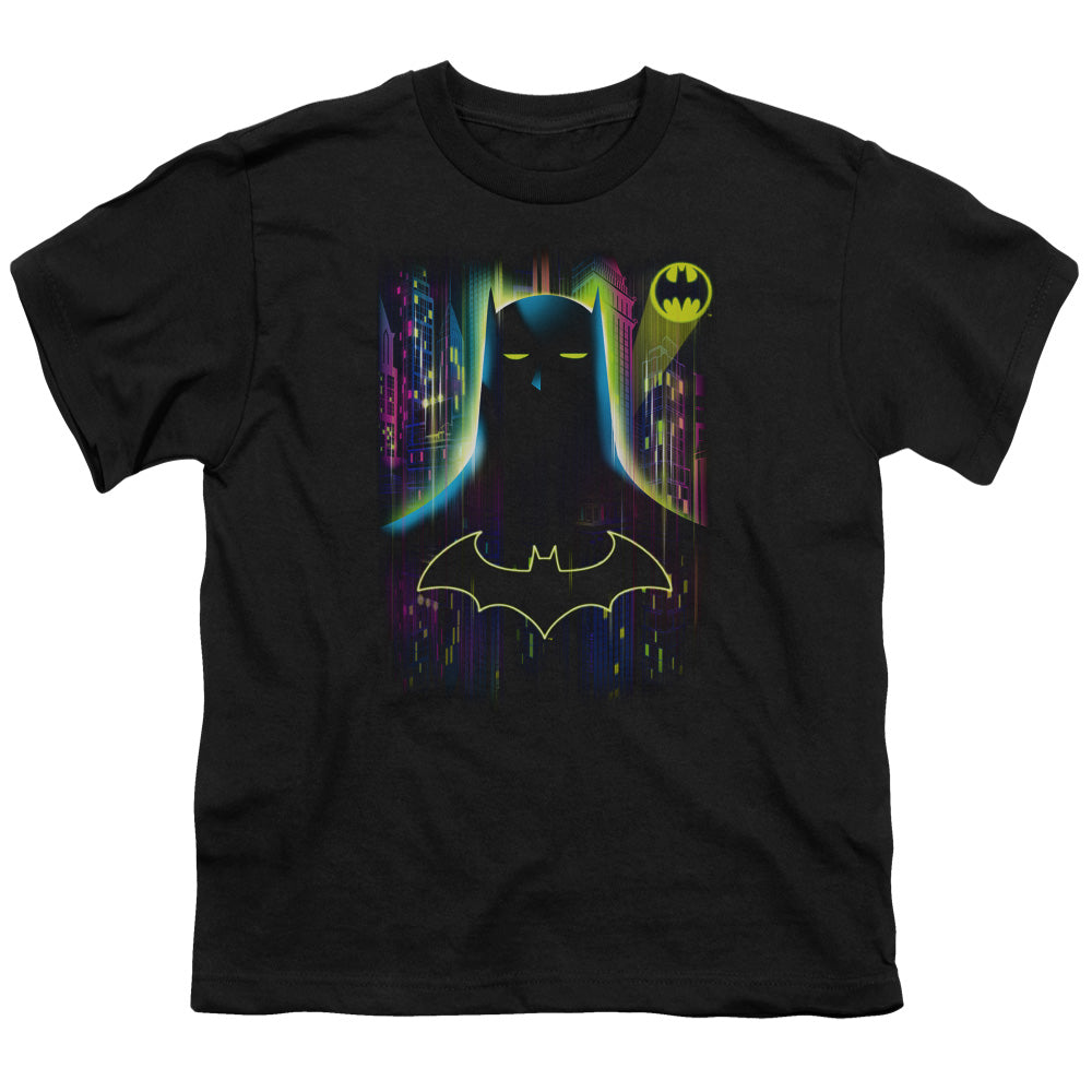 Batman Comics Knight Lights Youth 18/1 100% Cotton Short-Sleeve T-Shirt