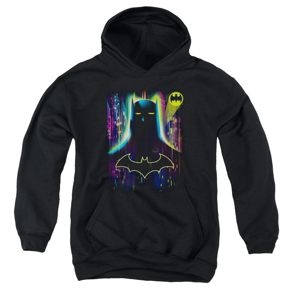 Batman Comics Knight Lights Youth Cotton Poly Pull-Over Hoodie