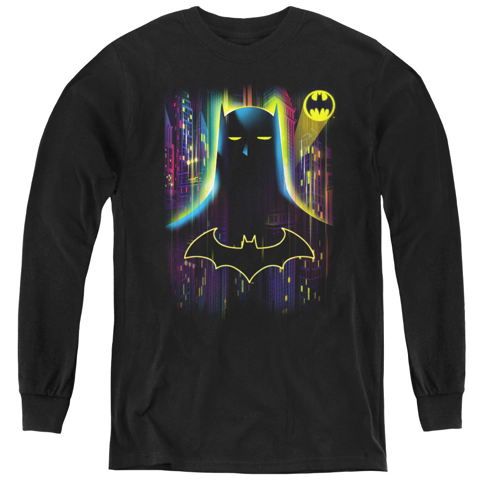 Batman Comics Knight Lights Youth Long-Sleeve T-Shirt