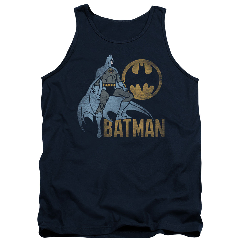 Batman Comics Knight Watch Men's 18/1 Cotton Tank Top