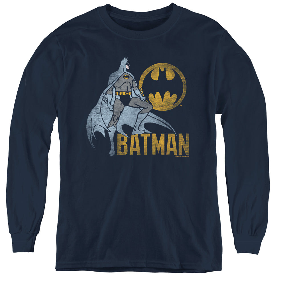 Batman Comics Knight Watch Youth Long-Sleeve T-Shirt