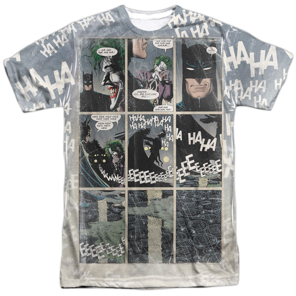 Batman Comics Last Laugh Men's Regular Fit Polyester Short-Sleeve T-Shirt