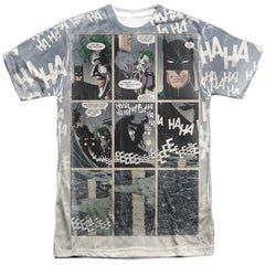 Batman Comics Last Laugh Men's Regular Fit Polyester Short-Sleeve T-Shirt
