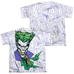 Batman Comics Laugh Clown Laugh Youth Regular Fit Poly Short-Sleeve T-Shirt