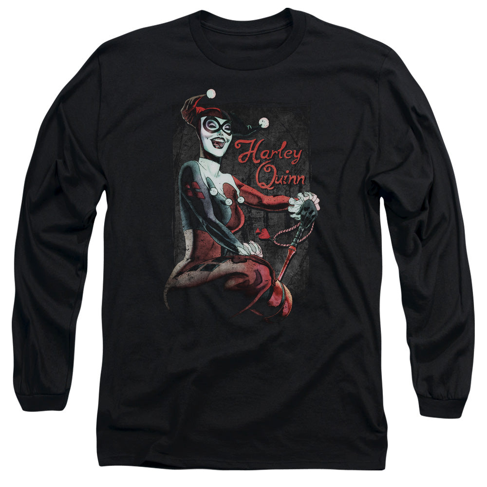 Batman Comics Laugh It Up Men's 18/1 Cotton Long-Sleeve T-Shirt