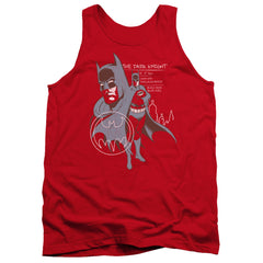 Batman Comics Lean And Muscular Men's 18/1 Cotton Tank Top